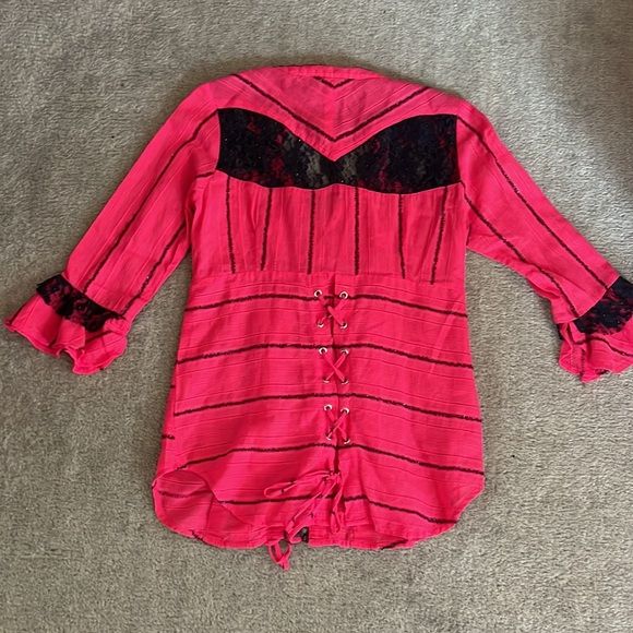 Ride Brand Western Style Cowgirl Shirt pink size S - Picture 8 of 12